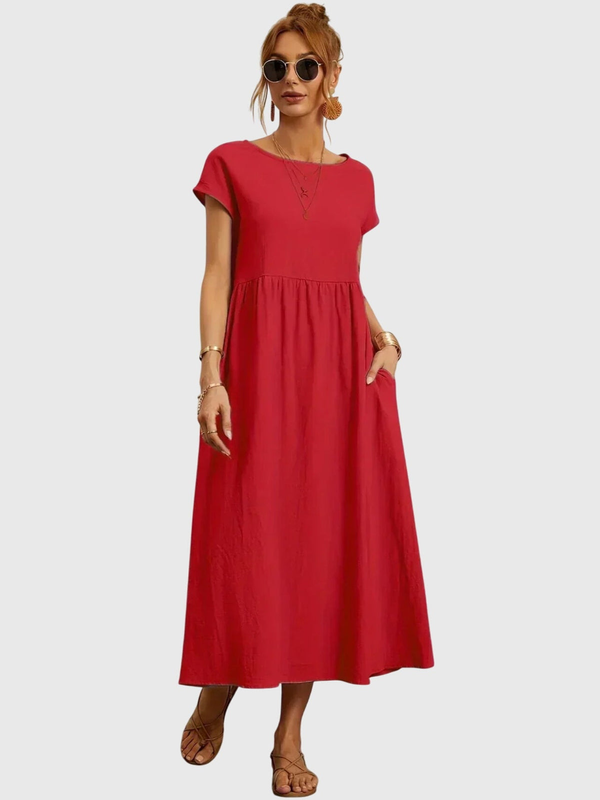Giselle - Chic Pocket Dress for Any Occasion