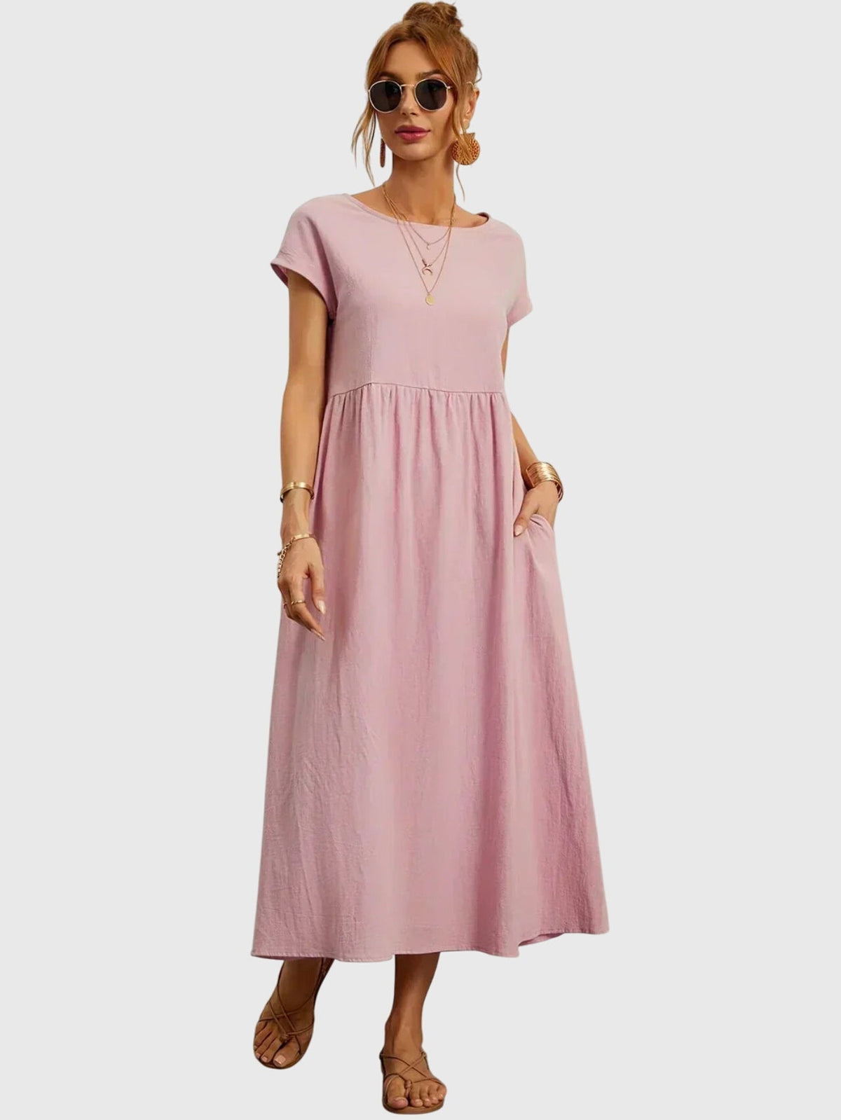 Giselle - Chic Pocket Dress for Any Occasion