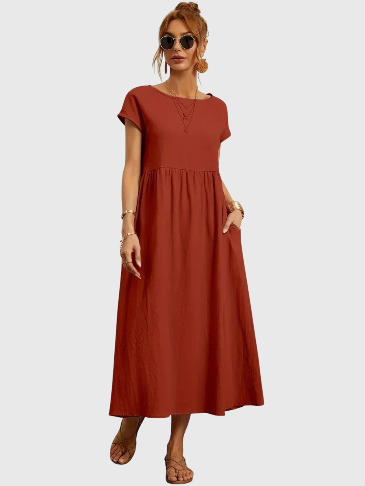 Giselle - Chic Pocket Dress for Any Occasion