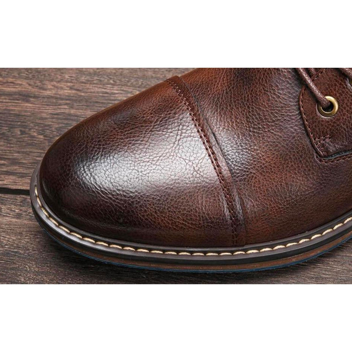 Men's Ankle Boots | Lace-Up & Rounded Toe 9