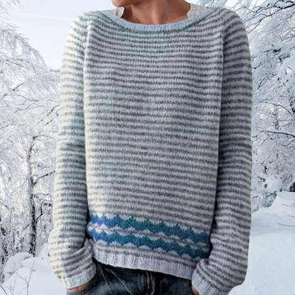 Women's Relaxed Fit Jumper Knitted Sweater Pullover Top 2