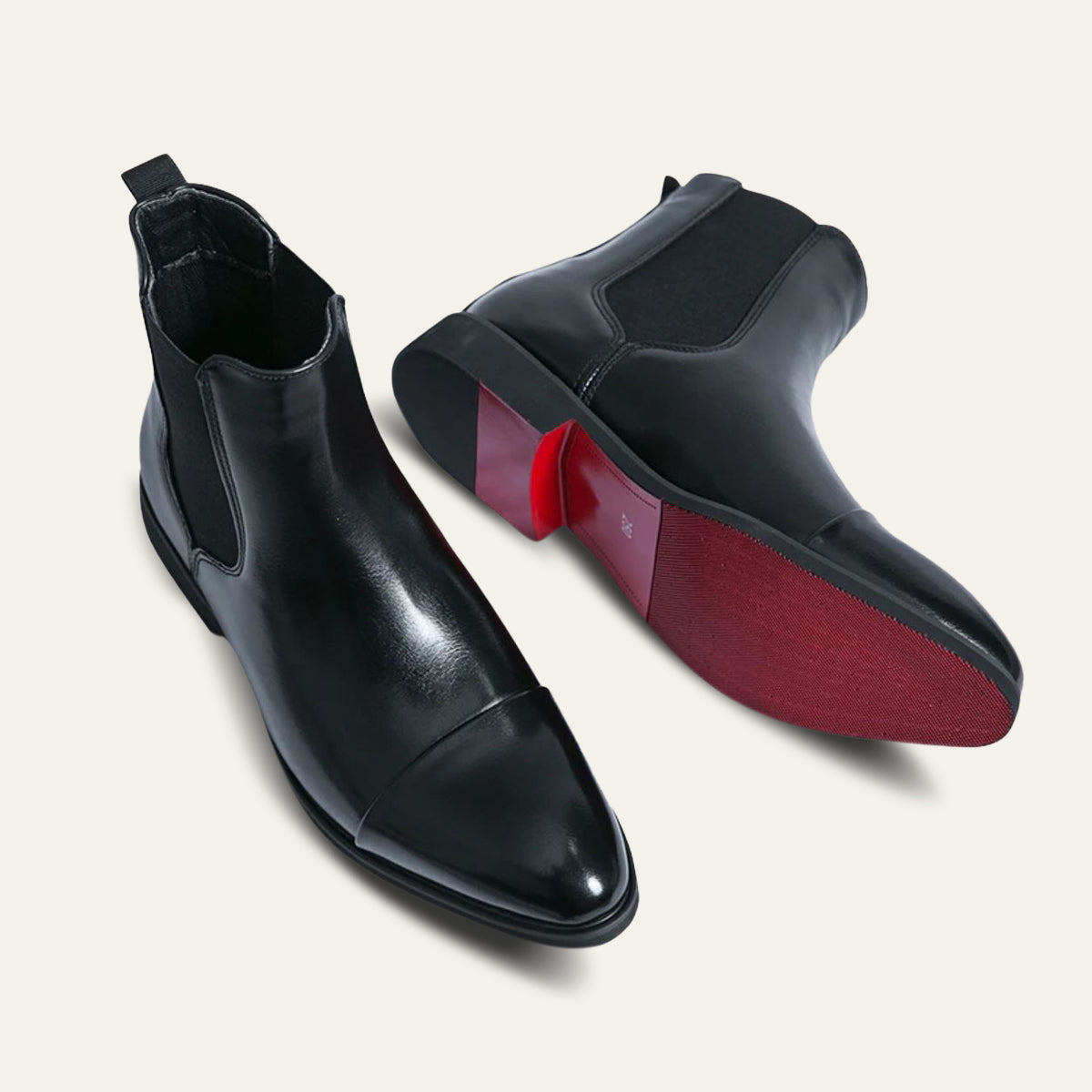 Men's Slip On Chelsea Boots Round Toe Ankle Footwear 1