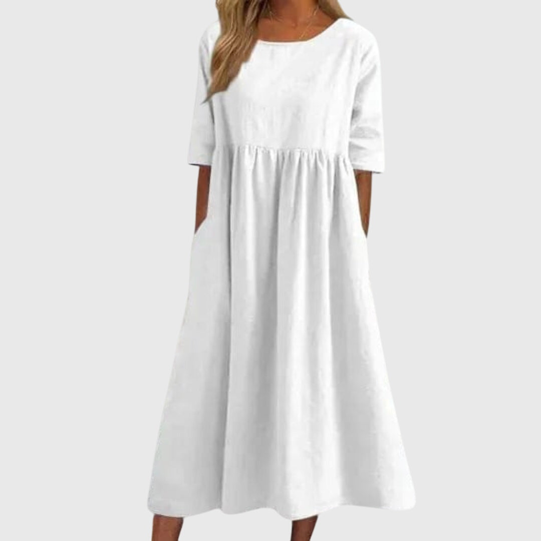Haisley | Chic Short-Sleeved Dress for Any Occasion