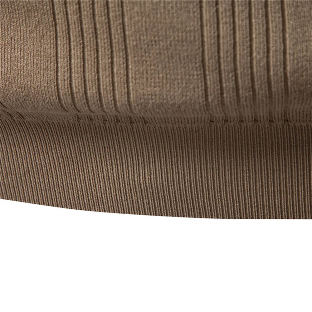 Men's Henley Shirt | Ribbed Knit Design