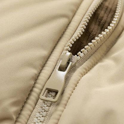 Men's Insulated Winter Jacket Removable Hood Stand Collar 3