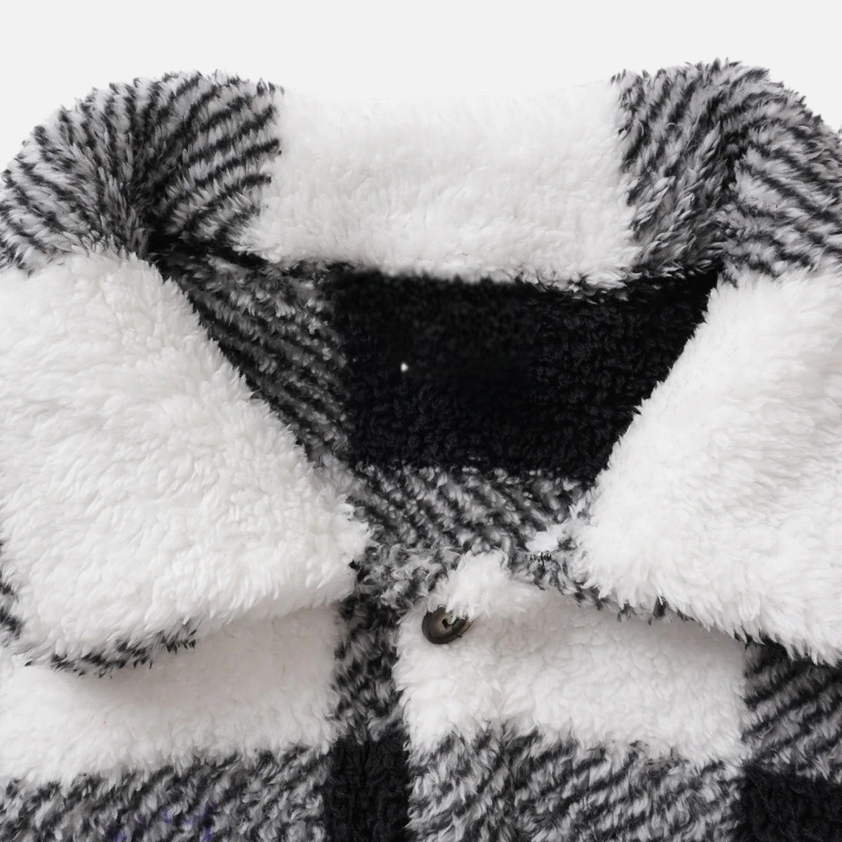 Men's Fur Jacket Classic Fit Soft Plush Winter Coat 10
