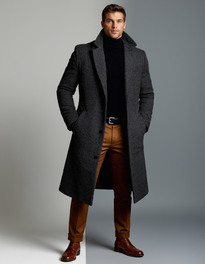 Men’s Classic Cotton Winter Overcoat