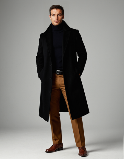 Men’s Classic Cotton Winter Overcoat