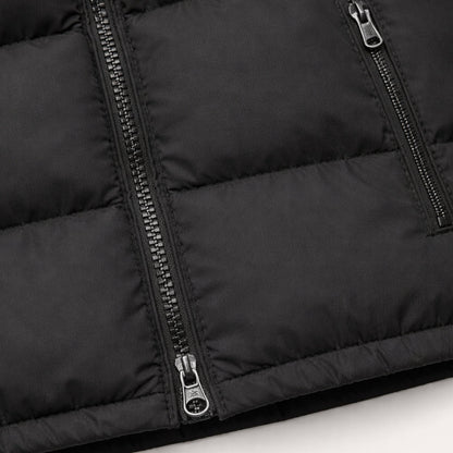 Men's Quilted Puffer Vest Slim Fit Zip Up Gilet Pockets 3