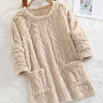 Women's Knit Sweater | Loose Fit & Pockets 12