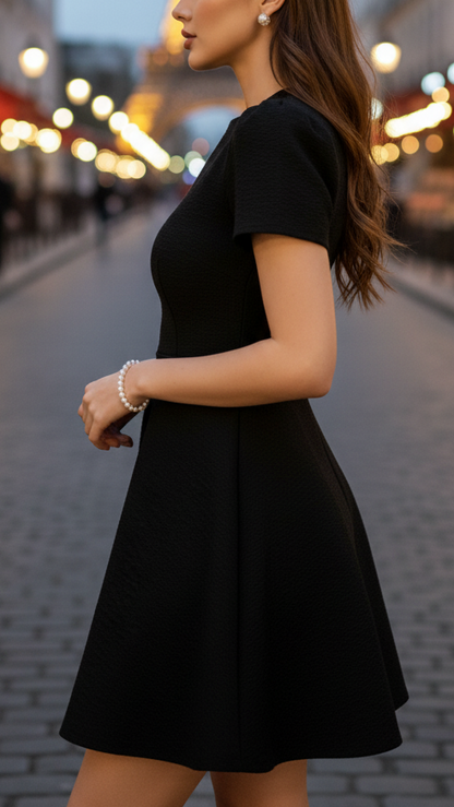 Isabelle | High Neck Belted Dress - Lumina 2