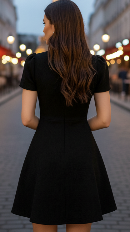 Isabelle | High Neck Belted Dress - Lumina 3