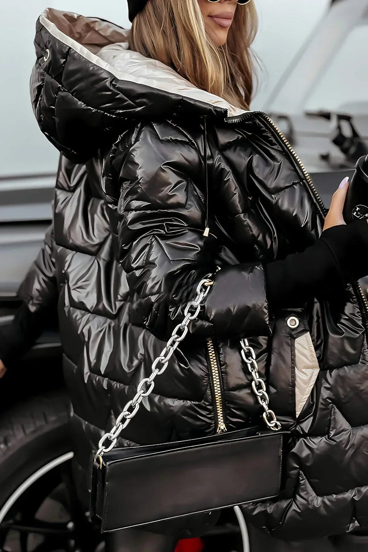 Women's Quilted Winter Coat | Hooded & Warm 9