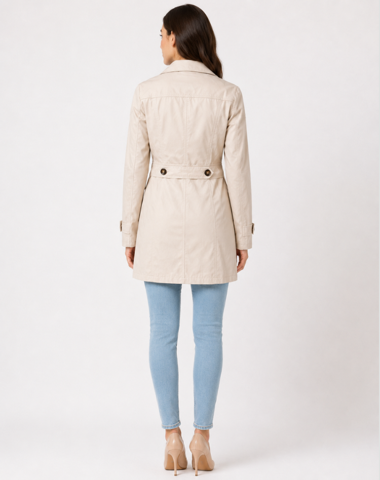 Women's Trench Coat | Belted Classic Design 7
