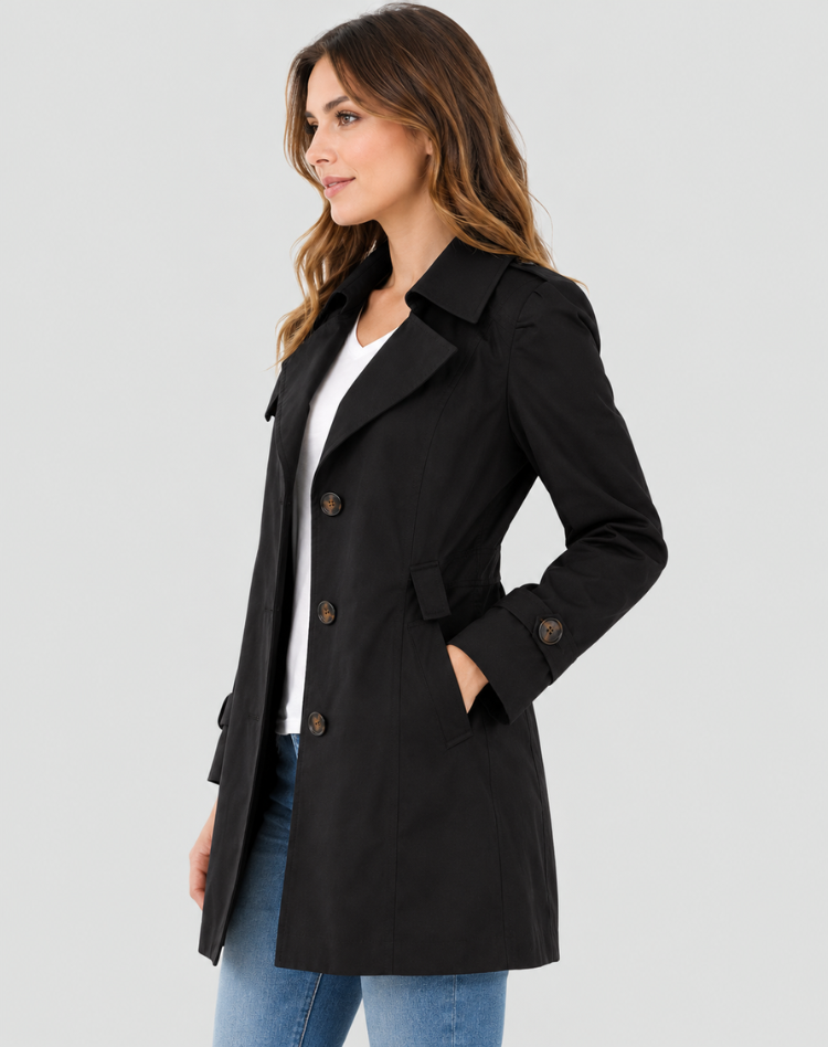 Women's Trench Coat | Belted Classic Design 9