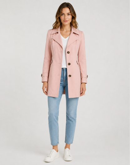 Women's Trench Coat | Belted Classic Design 4