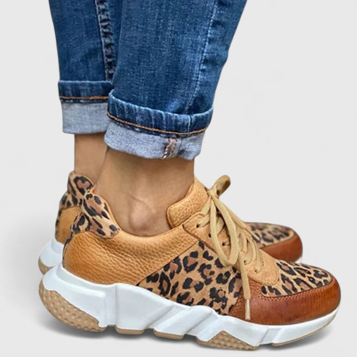 Women's Print Shoes Arch Support Shock Absorbing Sole Trainers 1