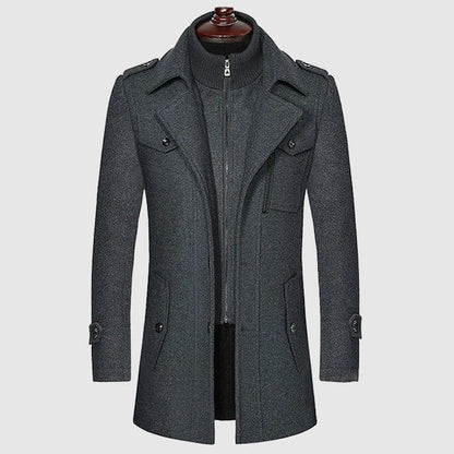 Men's Winter Coat | Zip Detail & Regular Fit 2