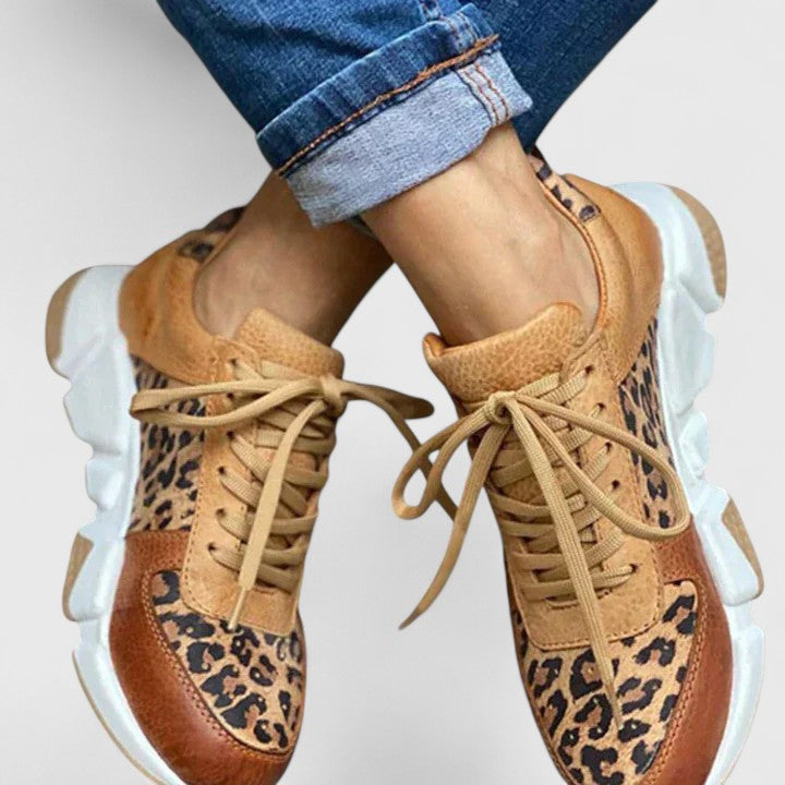 Women's Print Shoes Arch Support Shock Absorbing Sole Trainers 4