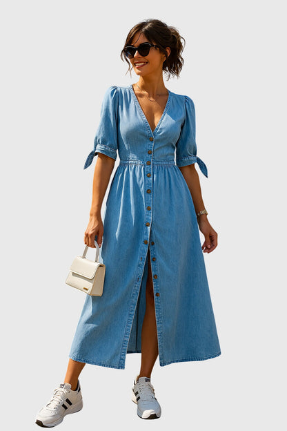 Jacqueline | Chic Denim Dress for Any Occasion
