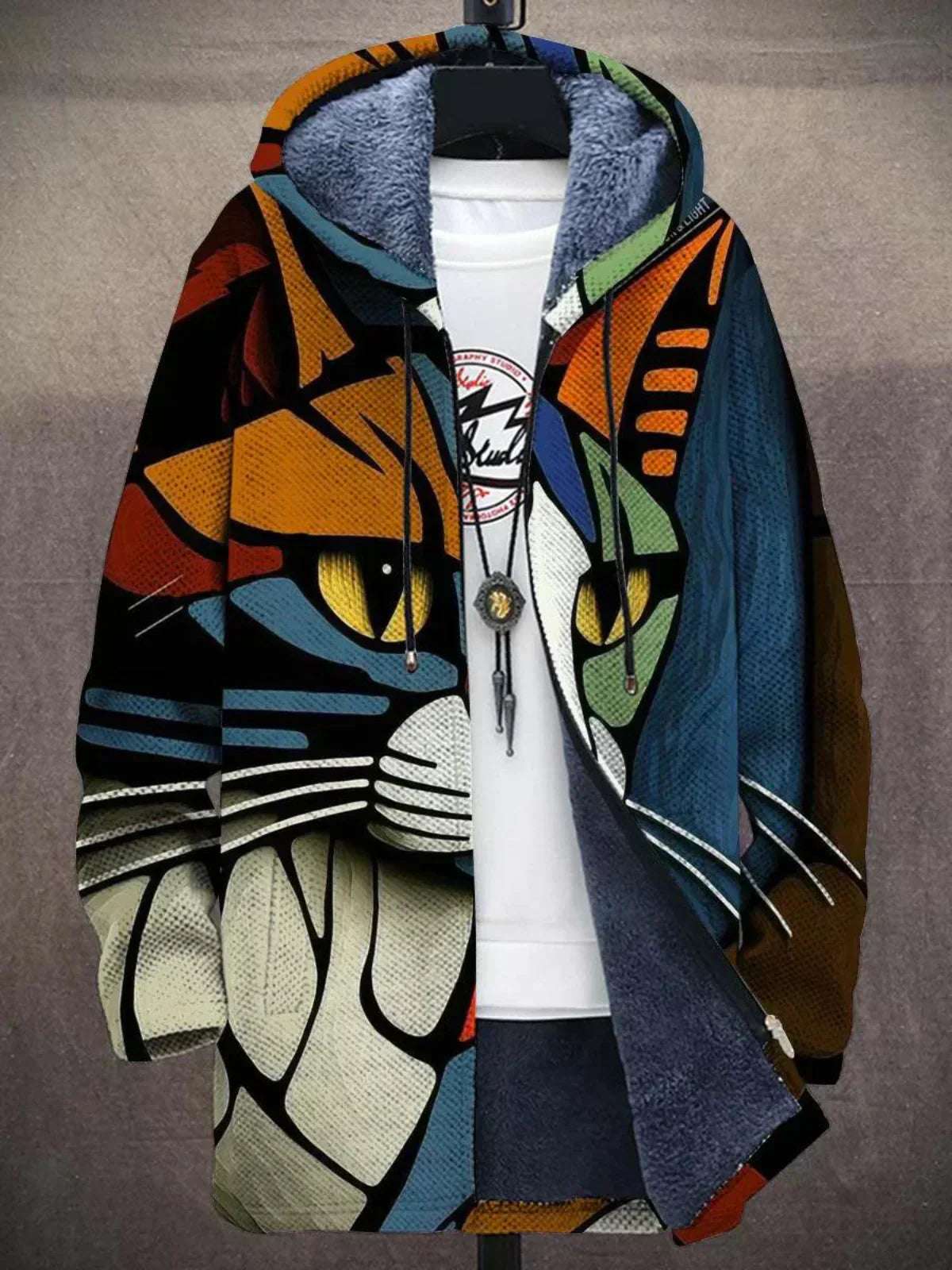 Artistic patterned relaxed everyday cardigan for women | Jindalee -1