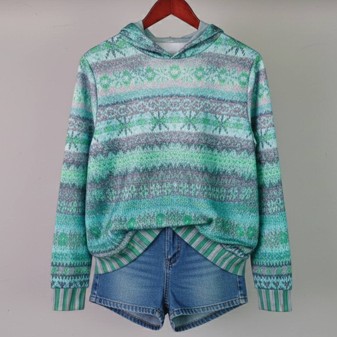 Judy – Stylish Printed Hoodie for Everyday Wear