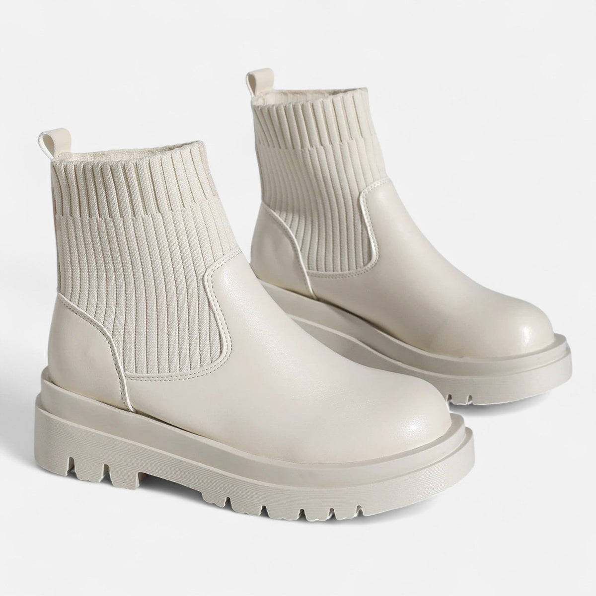 Women's Slip-On Ankle Boots Block Heel Booties Everyday 6