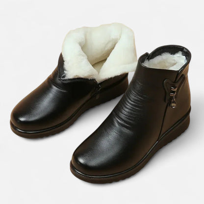 Women's Winter Boots Plush Lined Flexible Sole Footwear 1
