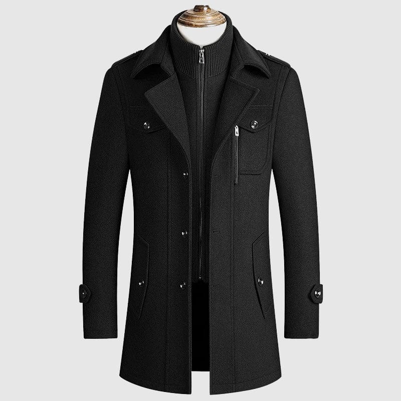Men's Winter Coat | Zip Detail & Regular Fit 3
