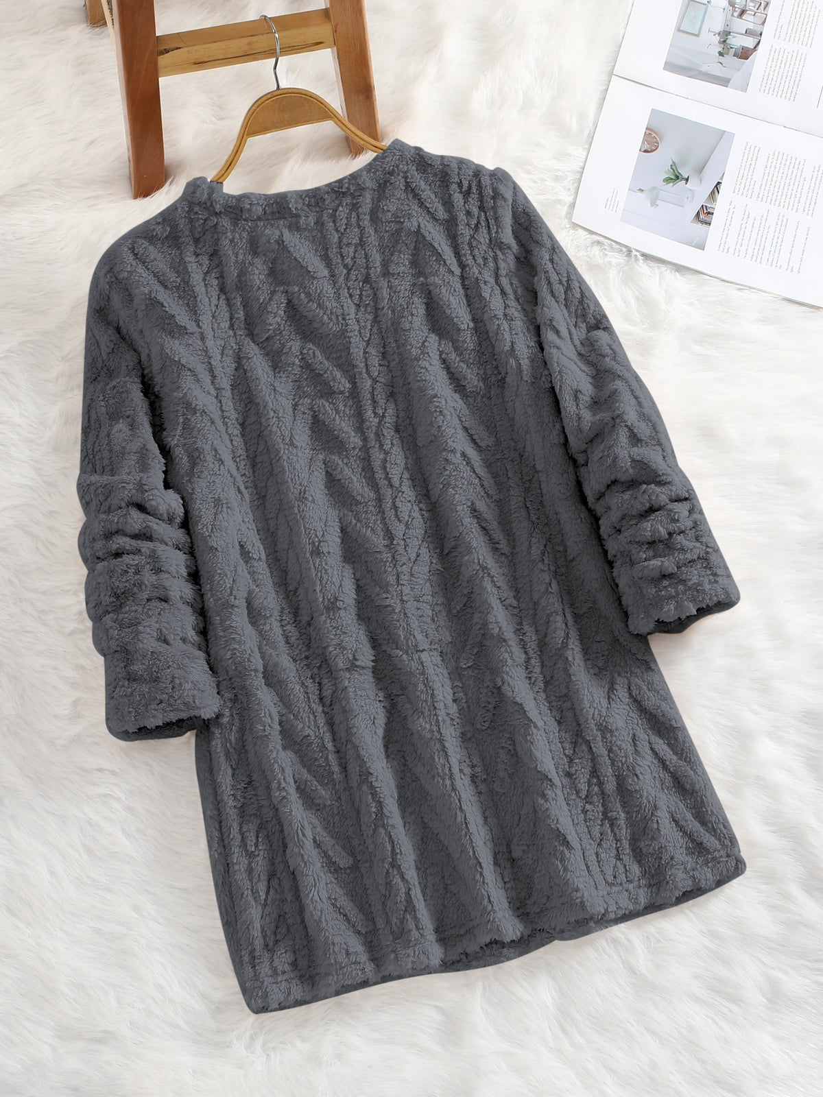 Women's Knit Sweater | Loose Fit & Pockets 9
