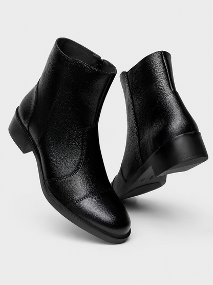 Women's Ankle Boots | Side Zip & Structured Fit 1