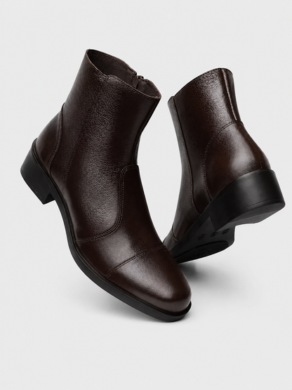 Women's Ankle Boots | Side Zip & Structured Fit 4