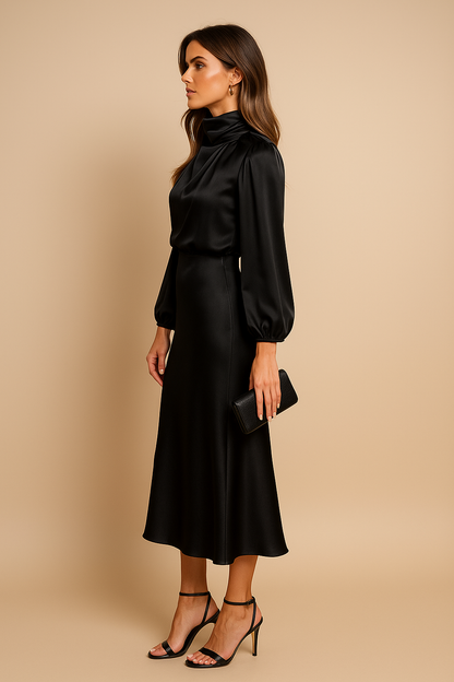 Kriz | High Waist Midi Dress 4