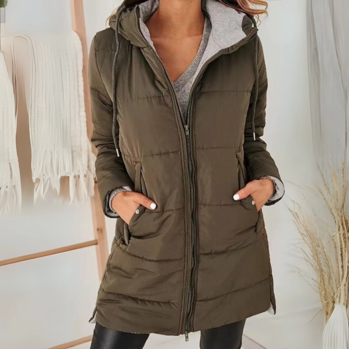 Women's Hooded Jacket | Warm & Wind Resistant 2