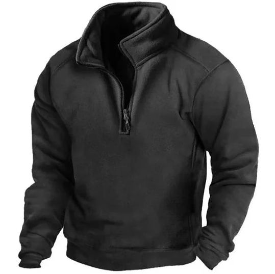 Men's Windproof Winter Sweater Knit Jumper Modern Fit 4