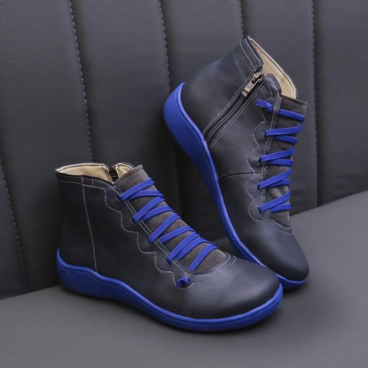 Lace-Up Orthopedic Ankle Boots for Women – Supportive & Comfortable Design 2