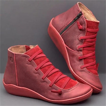 Lace-Up Orthopedic Ankle Boots for Women – Supportive & Comfortable Design 3