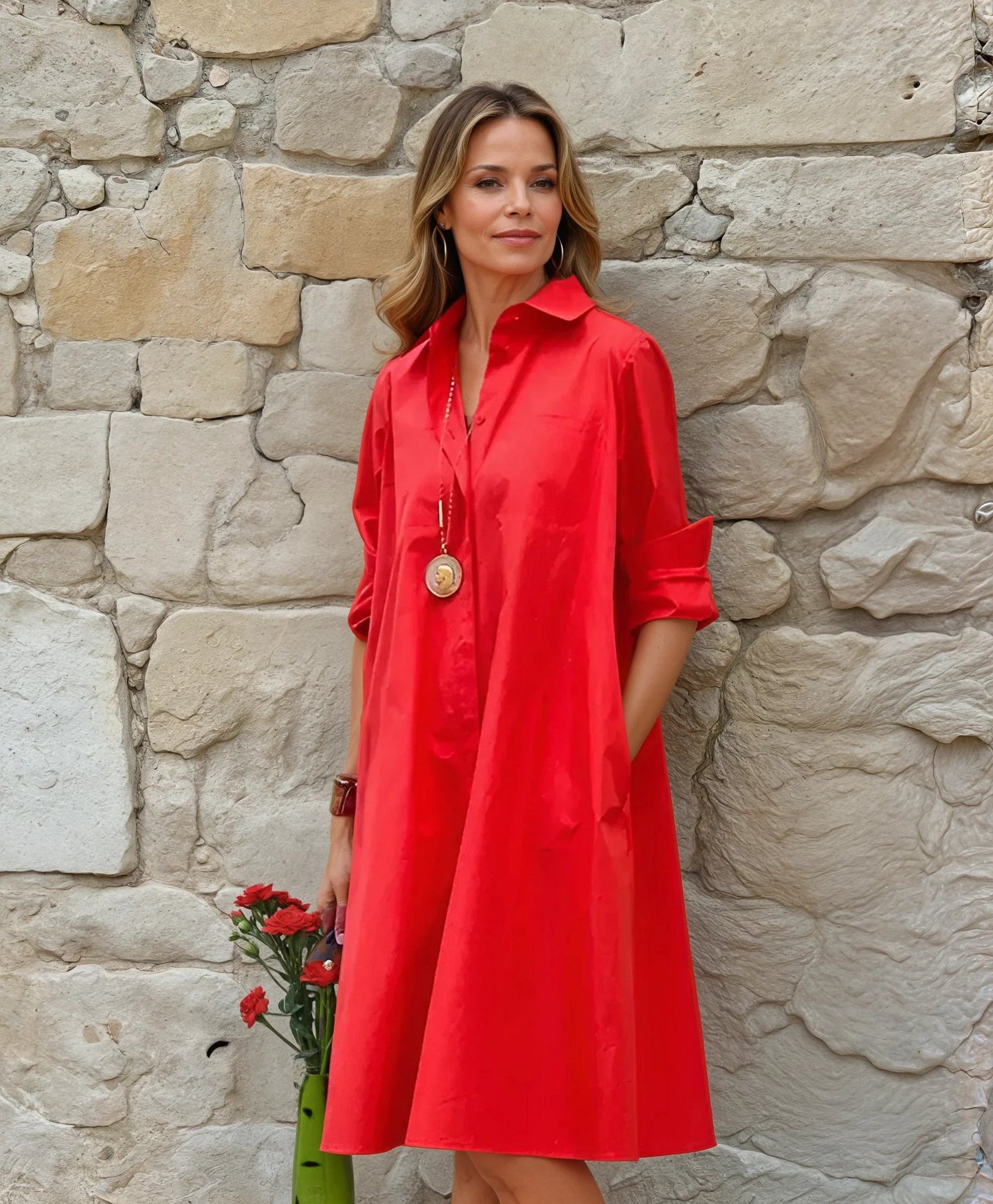 Liana – Relaxed Pocket Shirt Dress 2