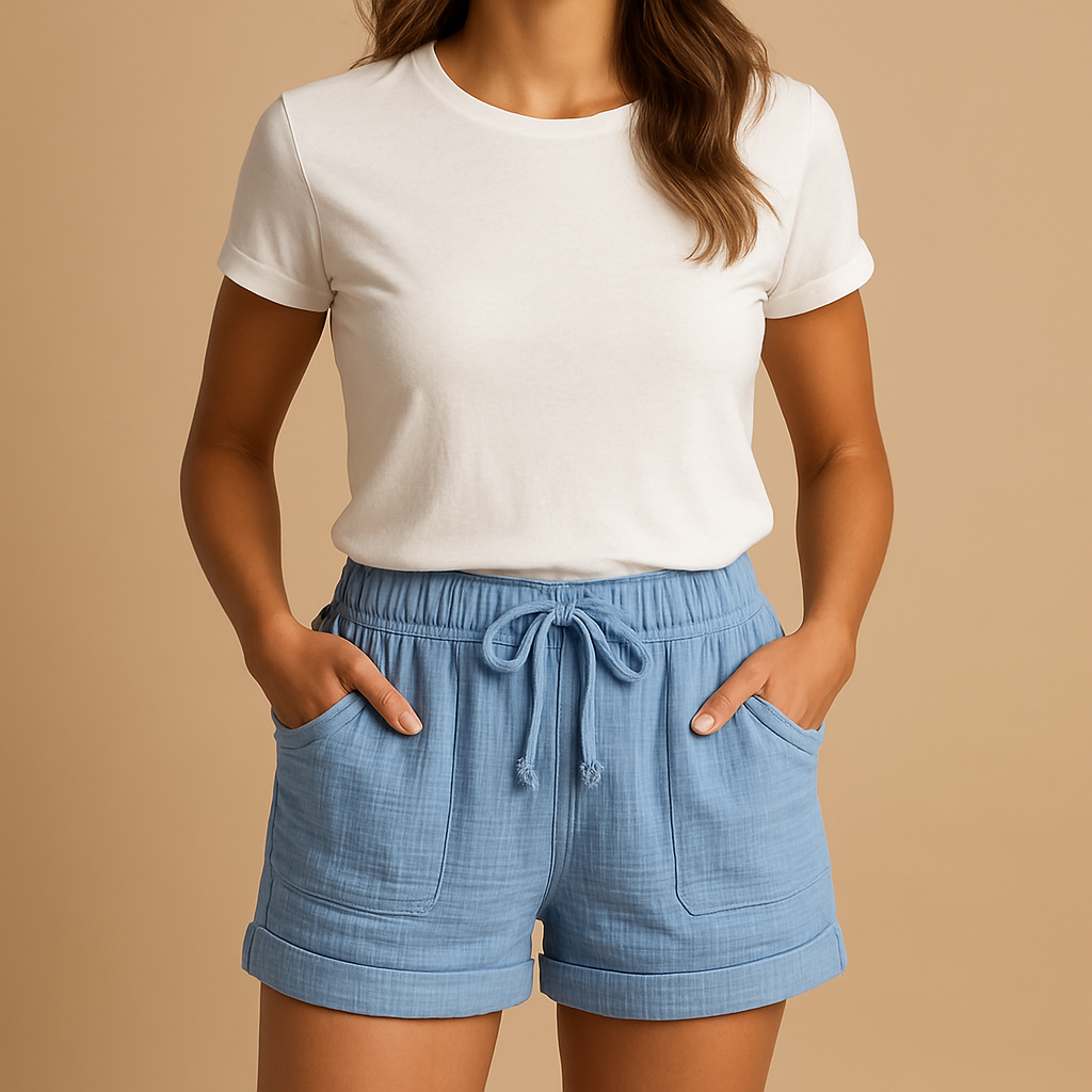 Women's Shorts | Elastic Waistband Comfort