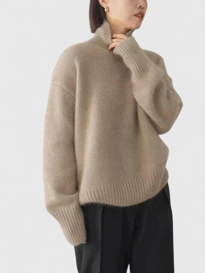 Women's High Collar Jumper | Warm & Elegant 5