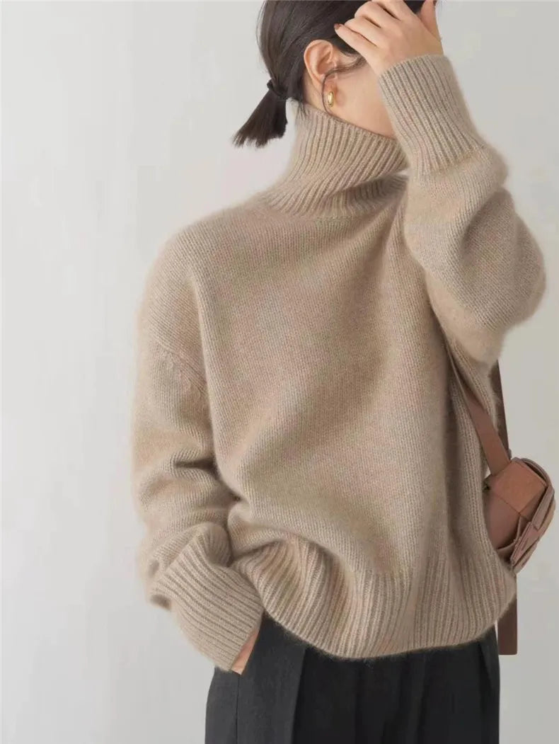 Women's Turtleneck Jumper | Soft-Touch Roll Neck Knit 7