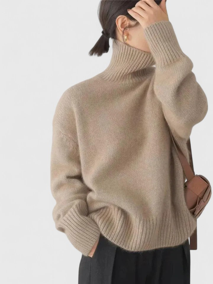 Women's High Collar Jumper | Warm & Elegant 6
