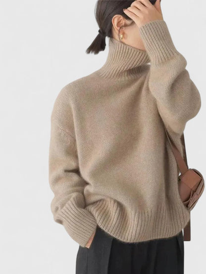 Women's High Collar Jumper | Warm & Elegant 6