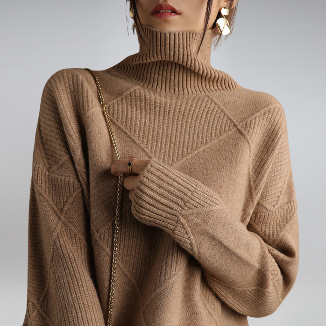 Linda - Cozy Turtleneck Knitwear for All Occasions
