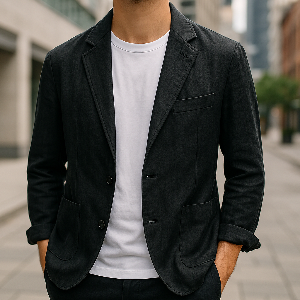 Linen Blazer for Men - Lightweight, Breathable, Stylish Summer Blazer 0