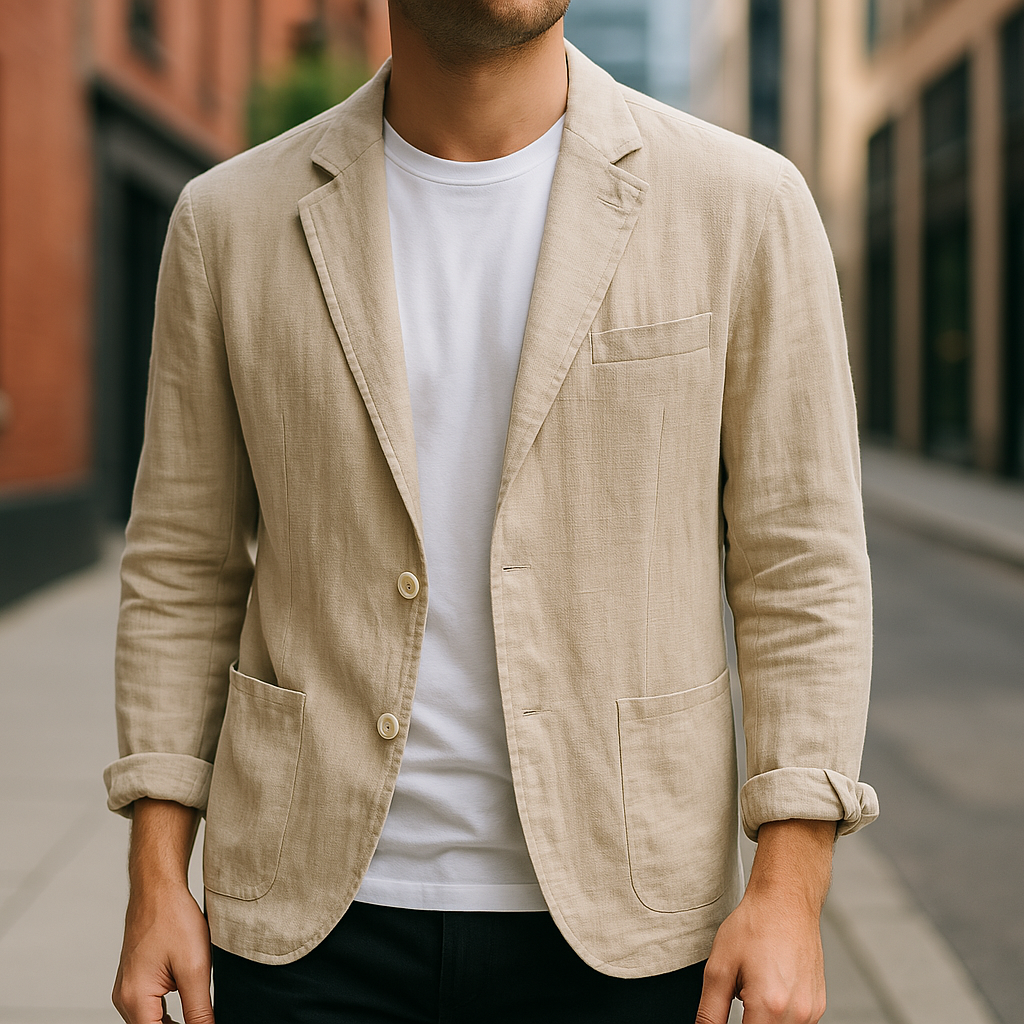Linen Blazer for Men - Lightweight, Breathable, Stylish Summer Blazer 2