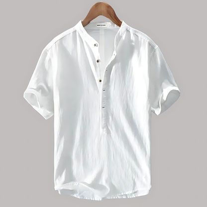 Men's Henley Shirt | Relaxed Fit Design