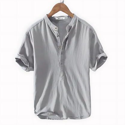 Men's Henley Shirt | Relaxed Fit Design