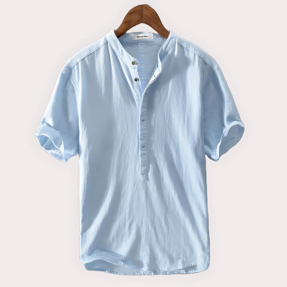 Men's Henley Shirt | Relaxed Fit Design