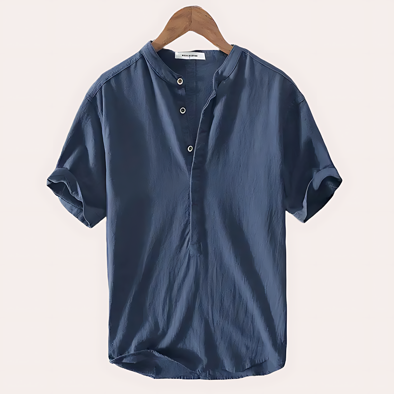 Men's Henley Shirt | Relaxed Fit Design